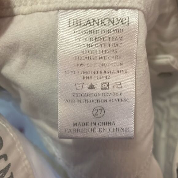 Revolve BLANKNYC Distressed Short in As If (White) - Picture 7 of 8